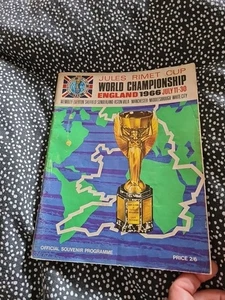 1966 Jules Rimet World Cup Championship Souvenir Programme England Tournament - Picture 1 of 4