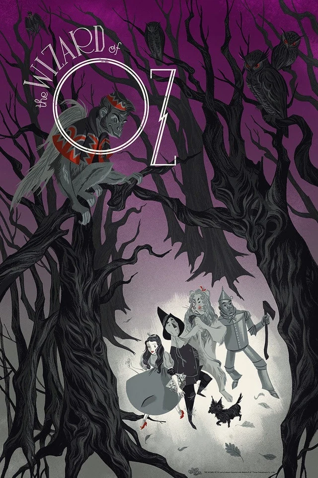 The WIZARD OF OZ by Anne Benjamin Movie Poster 2020 MONDO Screen Art Print - Image 1 of 1