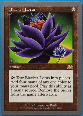 Blacker Lotus Unglued PLD Artifact Rare MAGIC MTG CARD (ID# 505264) ABUGames - Image 1 of 2
