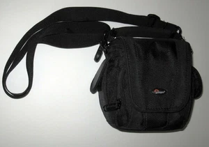 Lowepro Compact Digital Video Camera Bag Edit 100 Heavy Duty Black Nylon Padded - Picture 1 of 5
