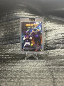 2025 Wild Card Haunted Hits Monster Hunt Jersey Edition JJ McCarthy 1/1 Crkd Ice - Picture 1 of 2