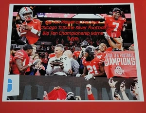 Foto de colección del estado de Ohio 8,5 por 11 Dwayne Haskins Big Ten Jugador del año - Imagen 1 de 2