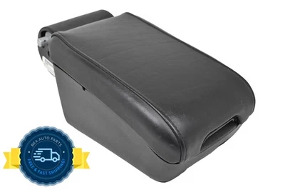 2003-2007 Cadillac CTS Center Console Black Leather Armrest Lid Bin OEM - Image 1 of 4