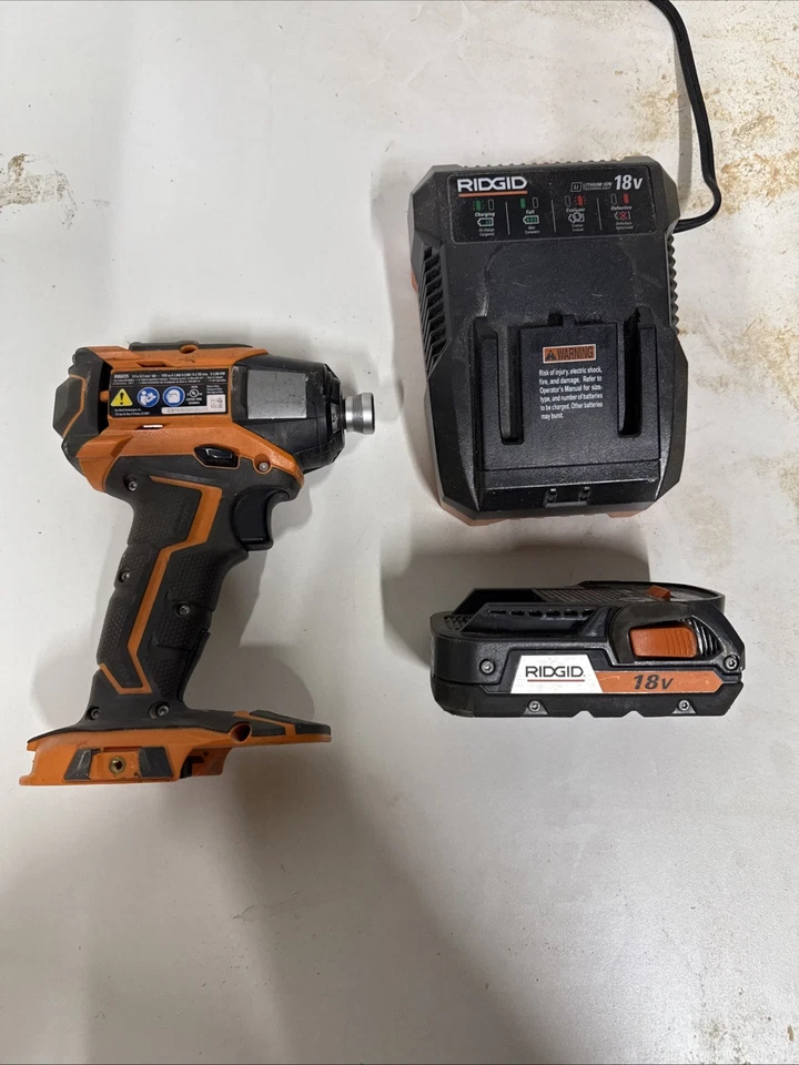 Ridgid R86035 GEN5X 18V 1/4" Cordless Impact Driver with Battery and Charger - Image 1 of 4