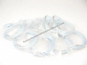 Cable de consola Cisco *LOTE DE 50* *NUEVO* RJ45 a DB9 routers y conmutadores 72-3383-01 - Imagen 1 de 3