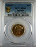Australia 1884-M Shield Sovereign S3854A - PCGS MS62