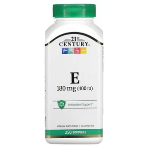 Vitamin E, 180 mg (400 IU), 250 Softgels - Picture 1 of 2