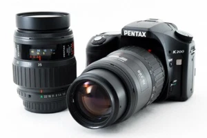 Pentax K200D 10.2MP 35-135/70-200mm Lens Set [Exc+++] w/8GB SD Card,Strap [13] - Picture 1 of 12