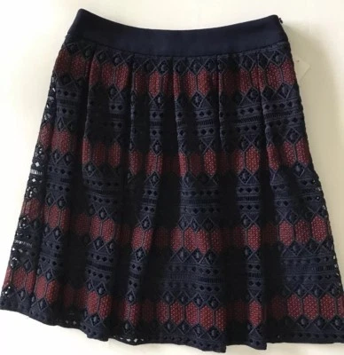 Falda tejida a ganchillo TRINA TURK Leland talla 2 $268 Foto 1 de 4