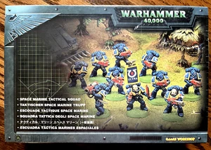De colección Warhammer 40K Escuadrón Táctico de Marines Espaciales (10) Marines Sin Abrir 2000 Sin usar, en caja - Imagen 1 de 6