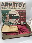 VINTAGE ARKITOY WOOD CONSTRUCTION SET NO.2a With Box And Instructions