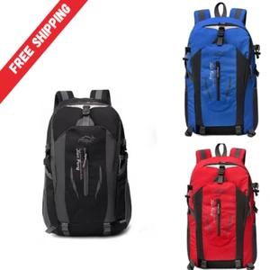 40L Men Women Travel Backpack Rucksack Camping Laptop Hiking School Book Bag USA - Picture 1 of 8
