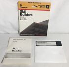 SKILL BUILDERS Commodore 64 Educational Software In Box TESTED & WORKING