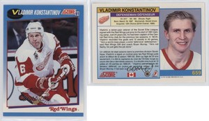 1991-92 Score Canadian Bilingual Vladimir Konstantinov #659 Rookie RC