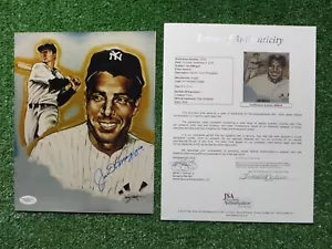 JOE DiMAGGIO SIGNED 8x10 NEW YORK NY YANKEES PHOTO JSA LOA - Picture 1 of 7