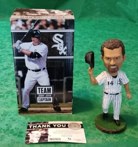 Paul Konerko - SELTENE Chicago White Sox Abschied Ruhestand Wackelkopf NEU IN BOX - Bild 1 von 4