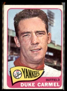 1965 Topps #261 Duke Carmel (wrinkle/crease) - Picture 1 of 2