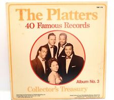 THE PLATTERS 40 Famous Records No 3 ALBUM 24 x 24 Foam Core Record Promo Poster 