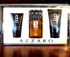 Azzaro pour homme vintage 1990s Gift Set 30ml EDT +Aftershave Balm, 50ml Shampoo