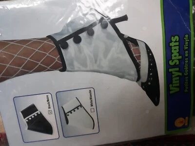 Vinilo Spats Halloween Adulto Disfraz Accesorio Negro Foto 1 de 2