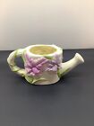 RARE Holland Floral Inc ceramic watering can planter w/ working spout EUC