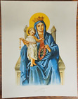 Queen Mary on Throne- by Josyp Terelya -Christian Religious Print 8 x 10