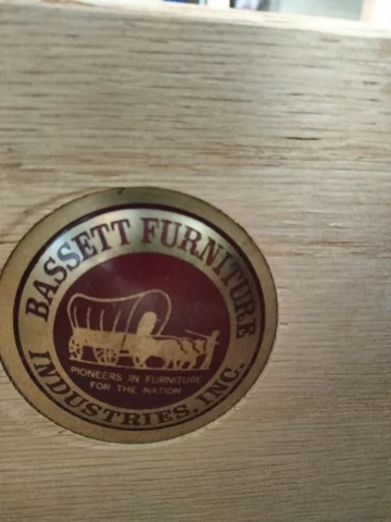 Vintage Mid century Bassett Dresser Cover