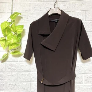 Gucci Short Sleeve Dress Brown Women's Size 36 From Japan Used - Picture 1 of 17