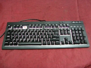 Corsair K68 RGP0055 Mechanical Gaming Keyboard Cherry MX Red Keys f4 missing cap - Picture 1 of 8