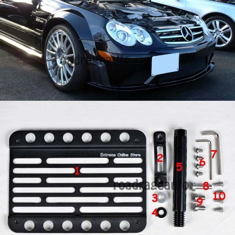 For 03-08 Mercedes Benz MB R230 AMG SL Class Tow Hook License Bracket No PDC - Image 1 of 1