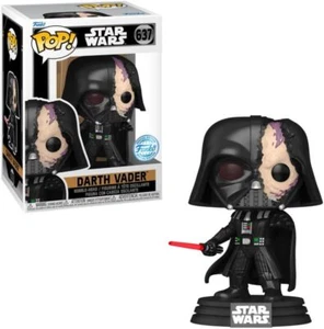 Funko POP Star Wars 637 OBI-Wan Kenobi Series Darth Vader with Damaged Helmet - Picture 1 of 1