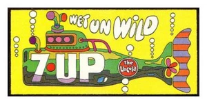 Vintage 7 Up Soda Reproduktion Rahmen Druck Werbung 17x12 - Bild 1 von 1