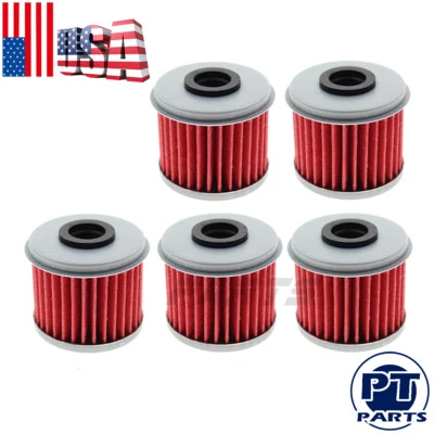 5x Oil Filter For Honda TRX450R CRF150R CRF150RB CRF250X CRF450X CRF250R CRF450R - Image 1 of 4