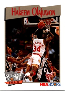 Hakeem Olajuwon 1991 Hoops #467 Basketball Card - Picture 1 of 2