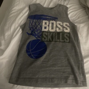 Carter Boy Tank Grey Boss Skills Size 6 - Picture 1 of 3