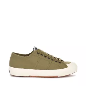 Superga 2390 MILITARY 7 EYELETS GREEN TORTORA-WHITE AVORIO - Picture 1 of 6