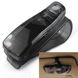 Sunglasses Clip Card Holder Car Sun Visor Storage Glasses Mount Ticket Receipt - Picture 1 of 6