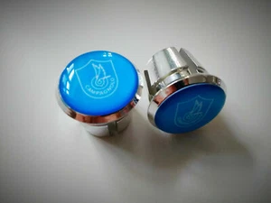 Campagnolo plugs Handlebar End Plug Bar Caps blue vintage style for colnago - Picture 1 of 1