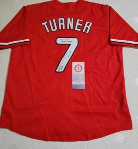 Trea Turner Inscribed "Timmy Turner" Signed Autographed Phillies Jersey BAS COA - Picture 1 of 4
