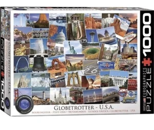 Eurographics 1000 Piece Jigsaw Puzzle - Globetrotter Castles and Palaces. New - Picture 1 of 3