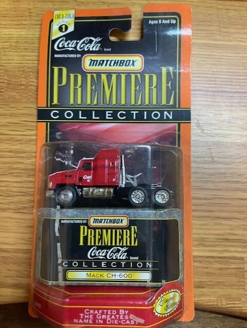 1998 Matchbox Premiere Coca-Cola Collection Series 1 Mack CH-600 Semi-Truck - Image 1 of 1