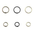 10Pcs Loose Leaf Binder Rings Metal Binding Clips Small Large Size for Cue Cards