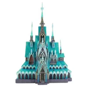 Figurina Disney Castle Collection Limited Light Up - FROZEN ARENDELLE con ELSA - Foto 1 di 5