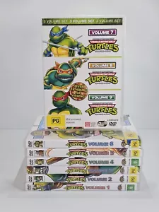 TMNT Teenage Mutant Ninja Turtles Volumes 1-9 (1,2,3,4,5,6,7,8,9) Region 4 NTSC - Picture 1 of 6