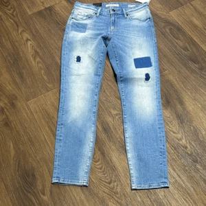 Mavi Adriana mid rise patch work skinny jeans ankle distressed - Picture 1 of 8
