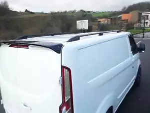 FORD TRANSIT CUSTOM SWB Roof Rails Roof Bars Set - BLACK 2014 - 2019 - Picture 1 of 2