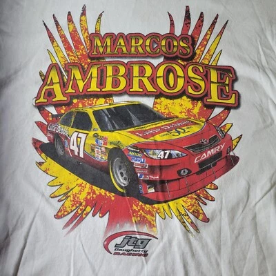 2010 #47 Little Debbie 50 aniversario camiseta marcos ambrose nascar grande Foto 1 de 4