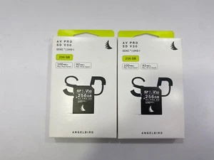 2x AngelBird AV Pro SD V30 256GB - AVP256SDV30 - Picture 1 of 2