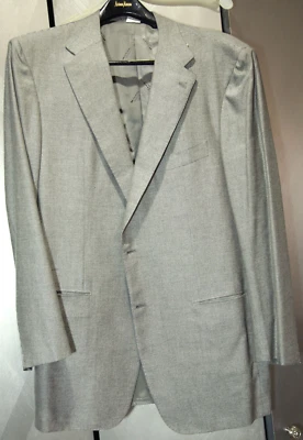 Kiton 44L Gray Cashmere Sports Coat Jacket 57988 NEW TAGS - Image 1 of 4
