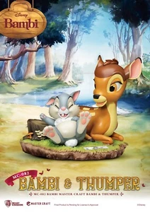 Disney Bambi Master Craft Bambi & Thumper Statue Beast Kingdom MC-082 - Picture 1 of 4